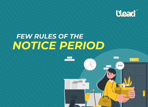 Office animation- serving notice period